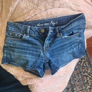 Denim jean shorts